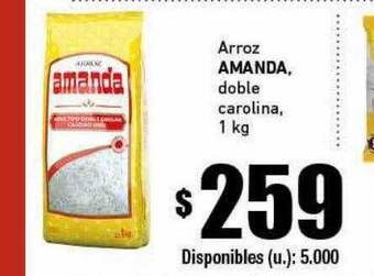 Arroz amanda doble carolina