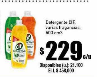 Cooperativa Obrera Detergente cif oferta