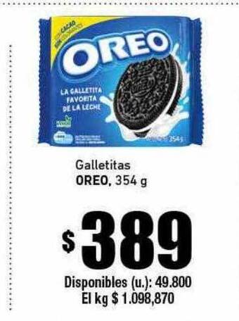 Cooperativa Obrera Galletitas oreo oferta