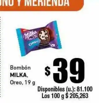 Cooperativa Obrera Bombón milka oreo oferta