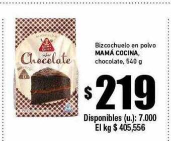 Cooperativa Obrera Bizcochuelo en polvo mamá cocina oferta