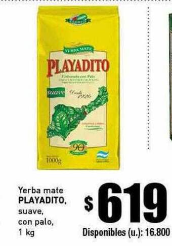 Cooperativa Obrera Yerba mate playadito oferta