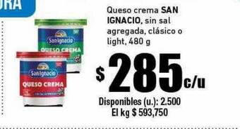 Cooperativa Obrera Queso crema san ignacio oferta