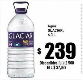 Cooperativa Obrera Agua glaciar oferta