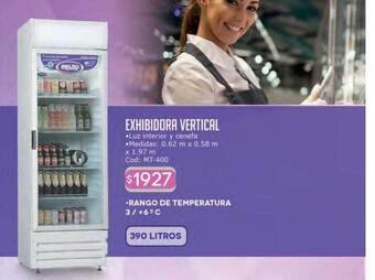 Cuotas del Sur Exhibidora vertical oferta
