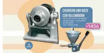 Cuotas del Sur Churrera una boca con rellenador oferta