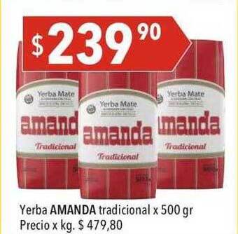 Hergo Yerba amanda tradicional oferta