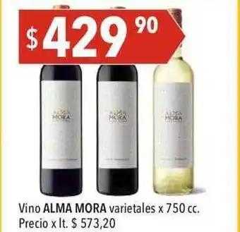 Hergo Vino alma mora varietales oferta