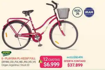 Hendel Playera pl-hs26f full oferta