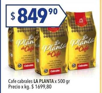 Hergo Cafe cabrales la planta oferta