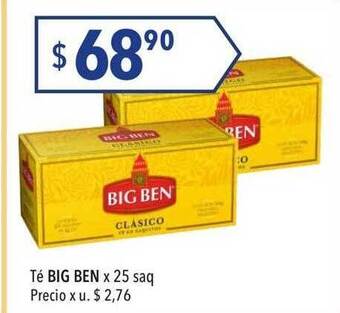 Hergo Té big ben oferta