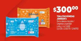 Makro Toallitas húmedas johnson's oferta