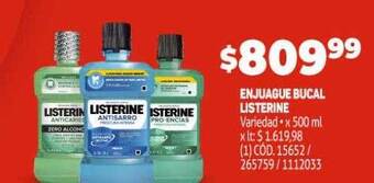 Makro Enjuague bucal listerine oferta