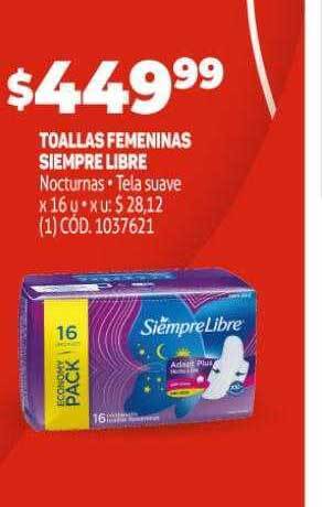 Makro Toallas femeninas siempre libre oferta