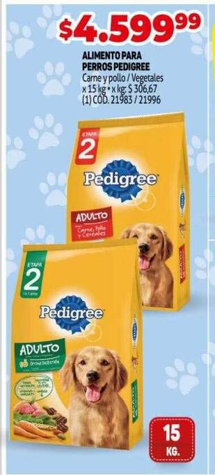Makro Alimento para perros pedigree oferta