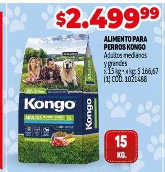 Makro Alimento para perros kongo oferta