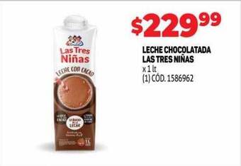 Makro Leche chocolatada las tres ninas oferta
