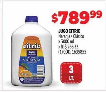 Makro Jugo citric oferta