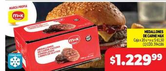 Makro Medallones de carne m&k oferta