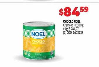 Makro Choclo noel oferta