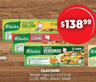 Makro Caldo knorr oferta