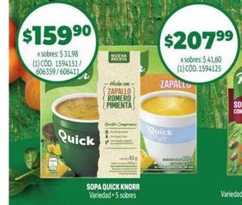 Makro Sopa quick knorr oferta