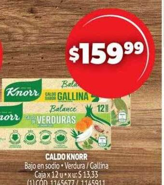 Makro Caldo knorr oferta