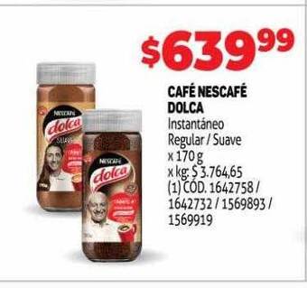 Makro Café nescafé dolca oferta
