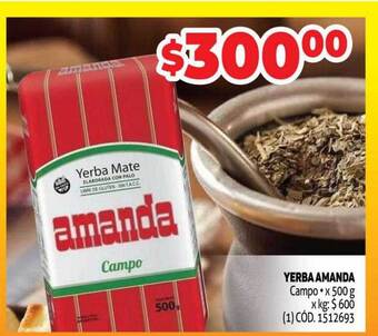 Makro Yerba amanda oferta