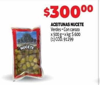 Makro Aceitunas nucete oferta