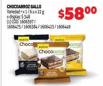 Makro Chocoarroz gallo oferta