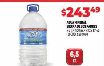 Makro Agua mineral sierra de los padres oferta