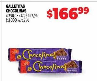 Makro Galletitas chocolinas oferta