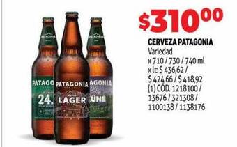 Makro Cerveza patagonia oferta