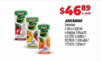 Makro Jugo baggio oferta