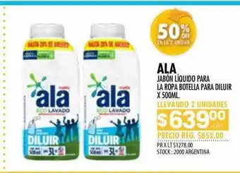 Pigmento Ala jabón líquido para la ropa botella para diluir oferta
