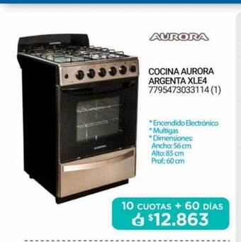 Cocina aurora argenta xle4