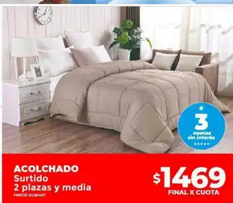 Supermayorista Vital Acolchado surtido 2 plazas y media oferta