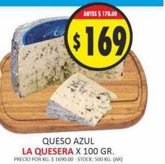 Supermercados Becerra Queso azul la quesera oferta