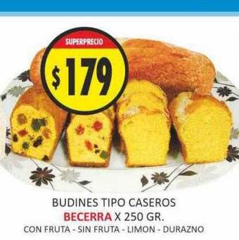 Supermercados Becerra Budines tipo caseros becerra oferta