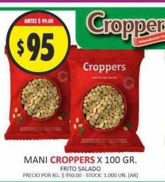 Supermercados Becerra Mani croppers oferta