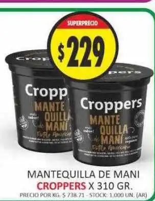 Supermercados Becerra Mantequilla de mani croppers oferta
