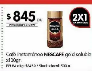 Disco Cafe nescafé x 100g oferta