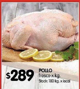 Disco Pollo x kg oferta