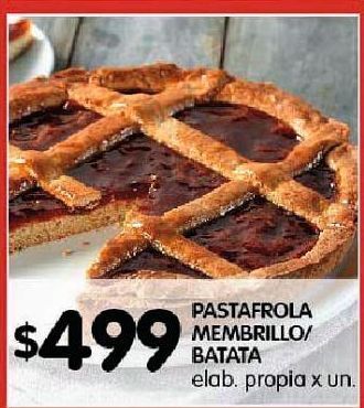 Disco Pastafrola membrillo/batata oferta