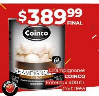 Diarco Coinco champignones oferta