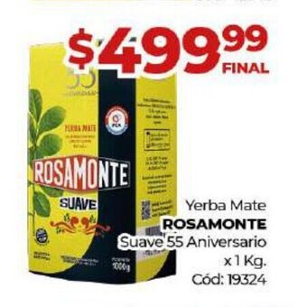 Diarco Rosamonte Yerba Mate oferta