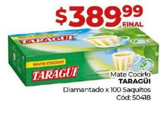 Diarco Taragüi mate cocido oferta