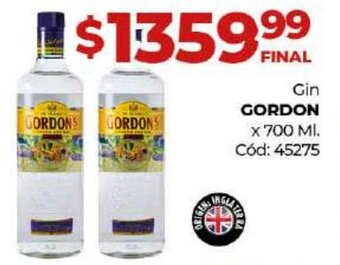 Diarco Gordon gin oferta