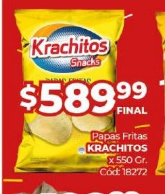 Diarco Krachitos papas fritas oferta